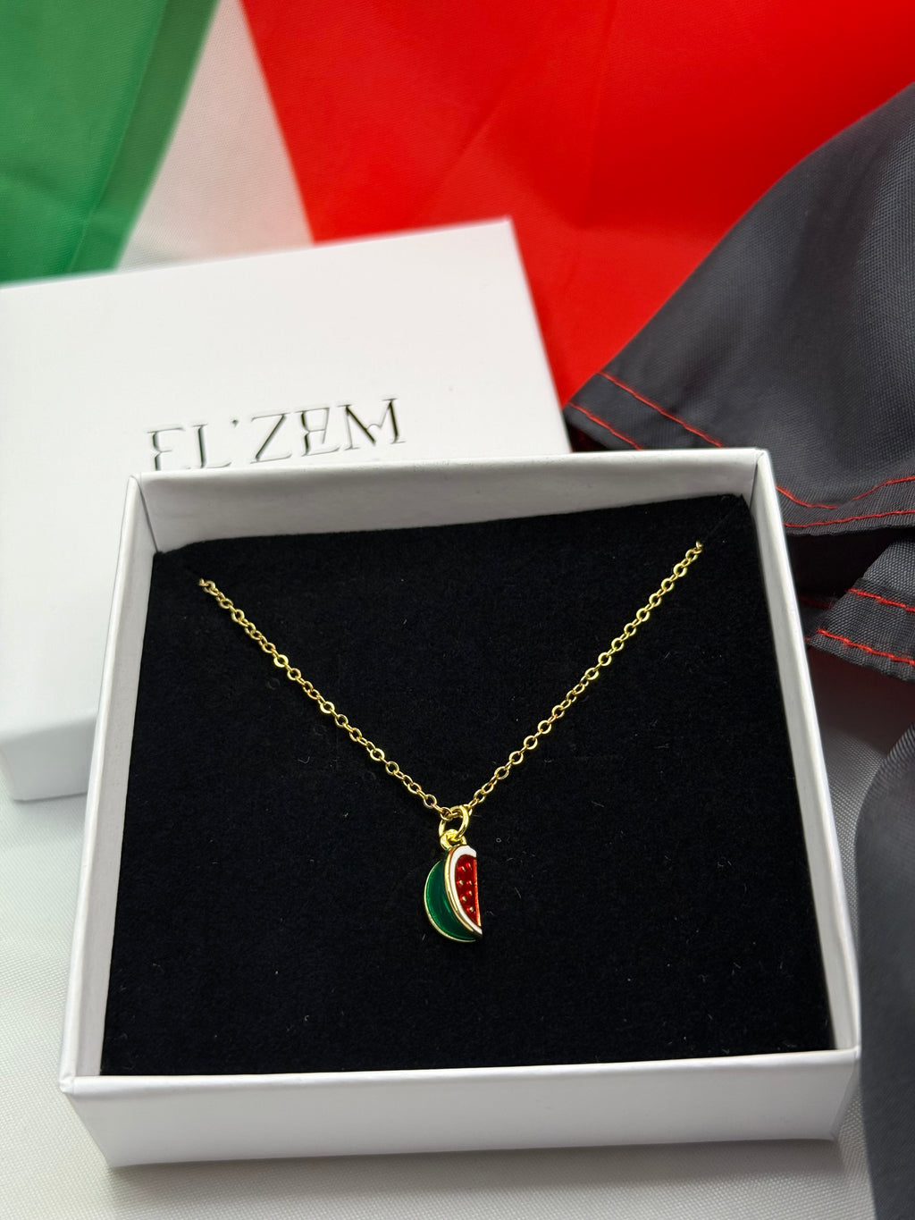 Palestine 🍉 Kette | 18K Vergoldet