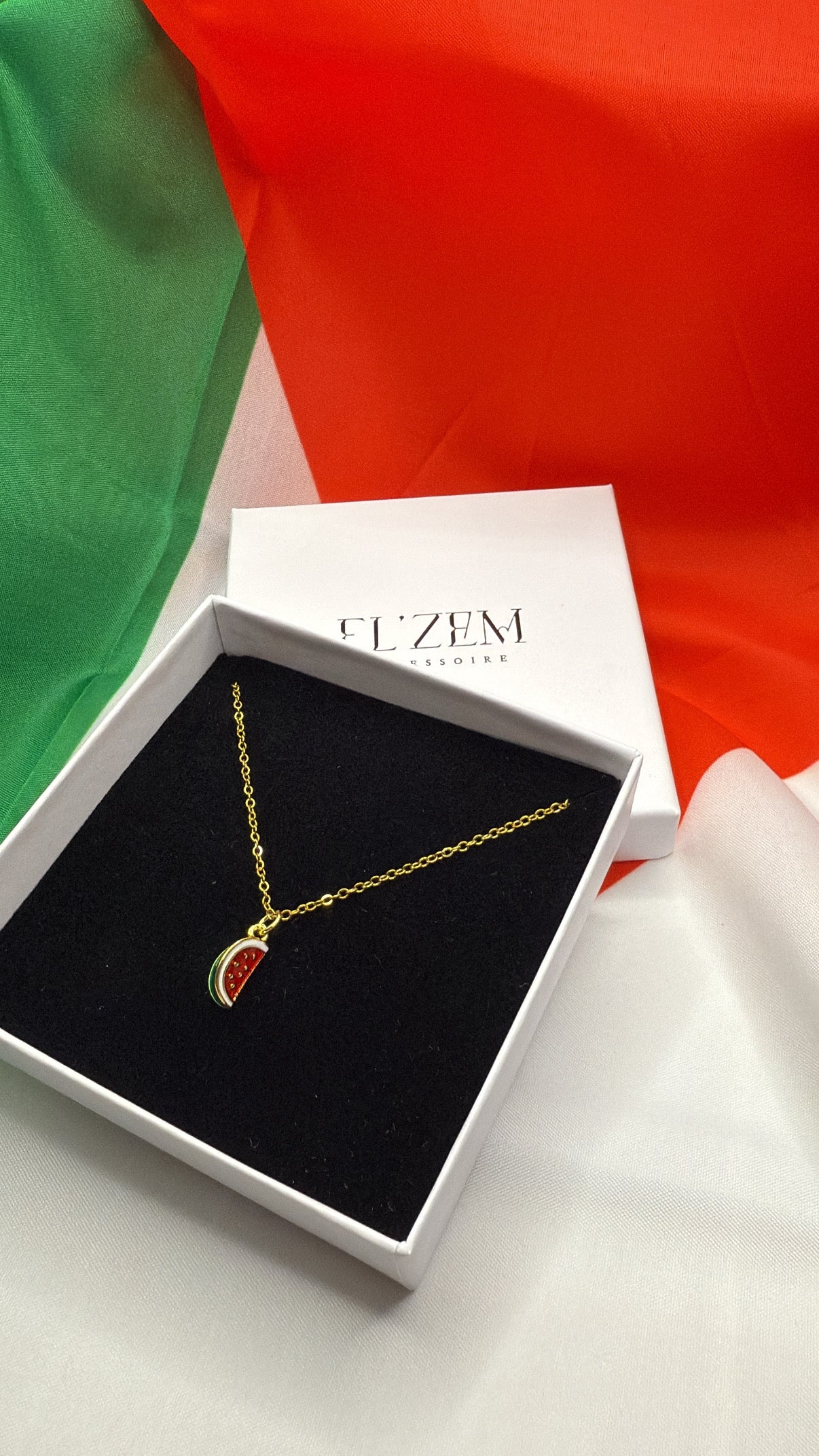 Palestine 🍉 Kette | 18K Vergoldet