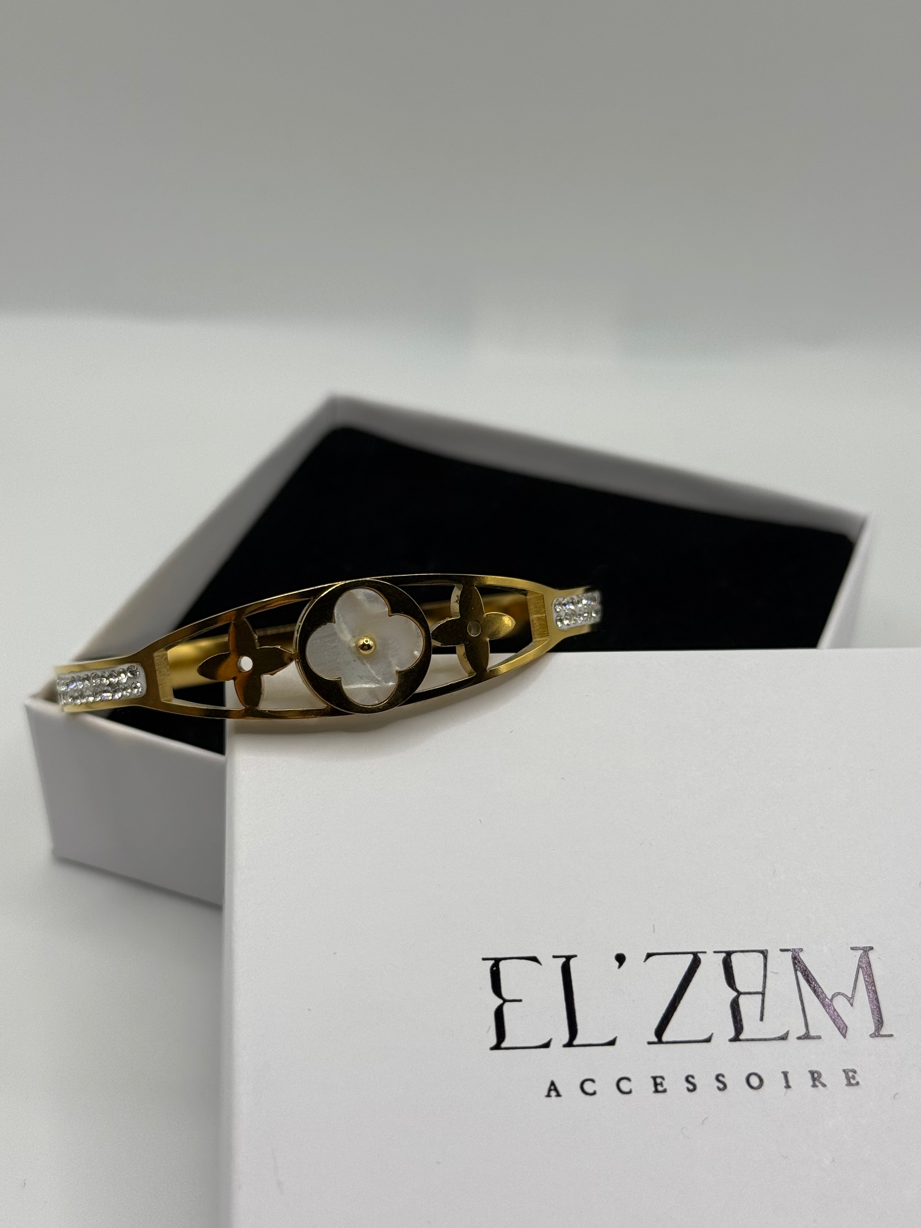 Amara Clover Bracelet | 18K Vergoldet