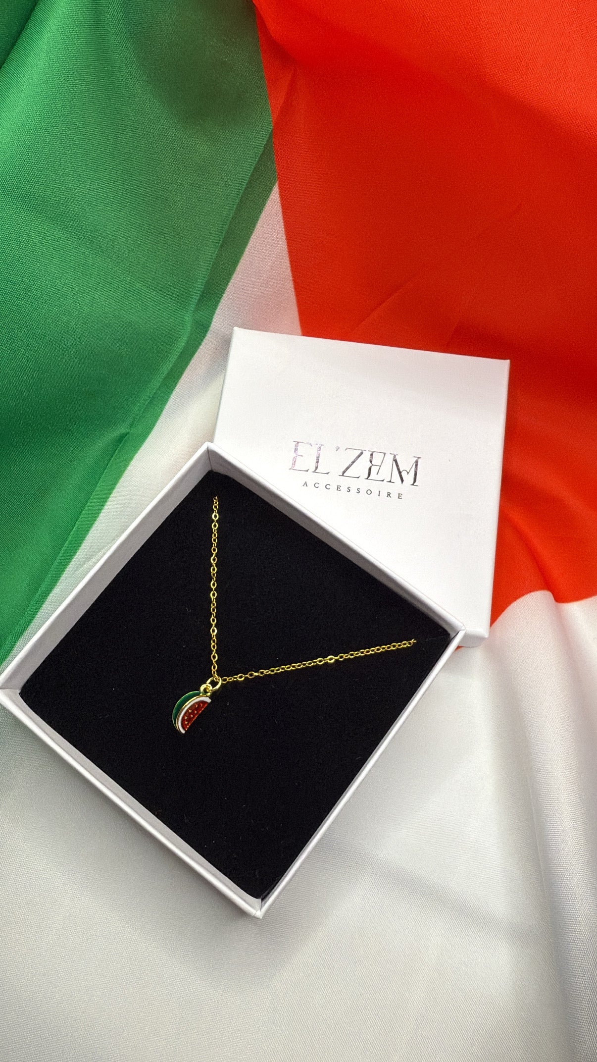 Palestine 🍉 Kette | 18K Vergoldet