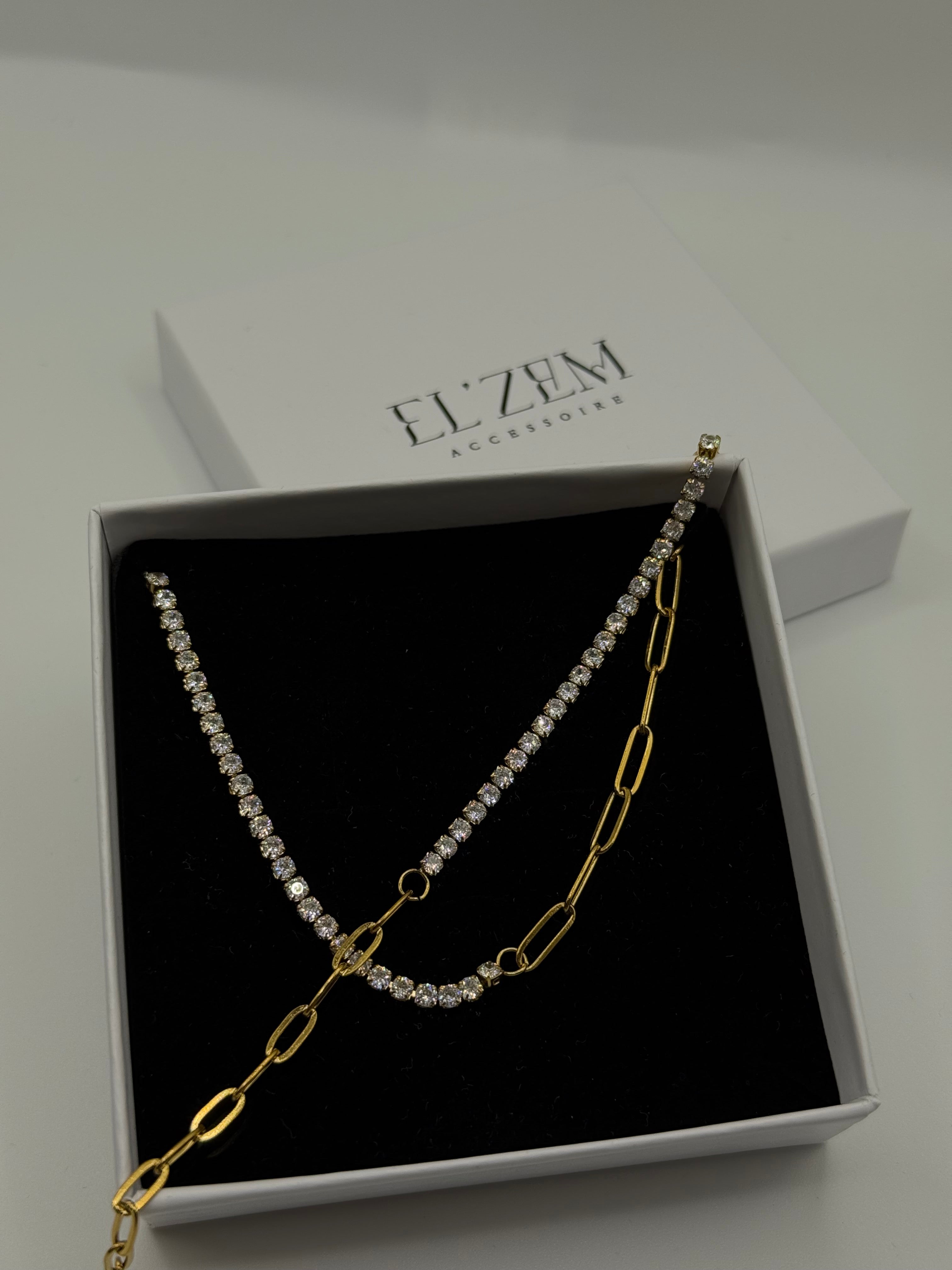 Velora Crystal Set | 18K Vergoldet