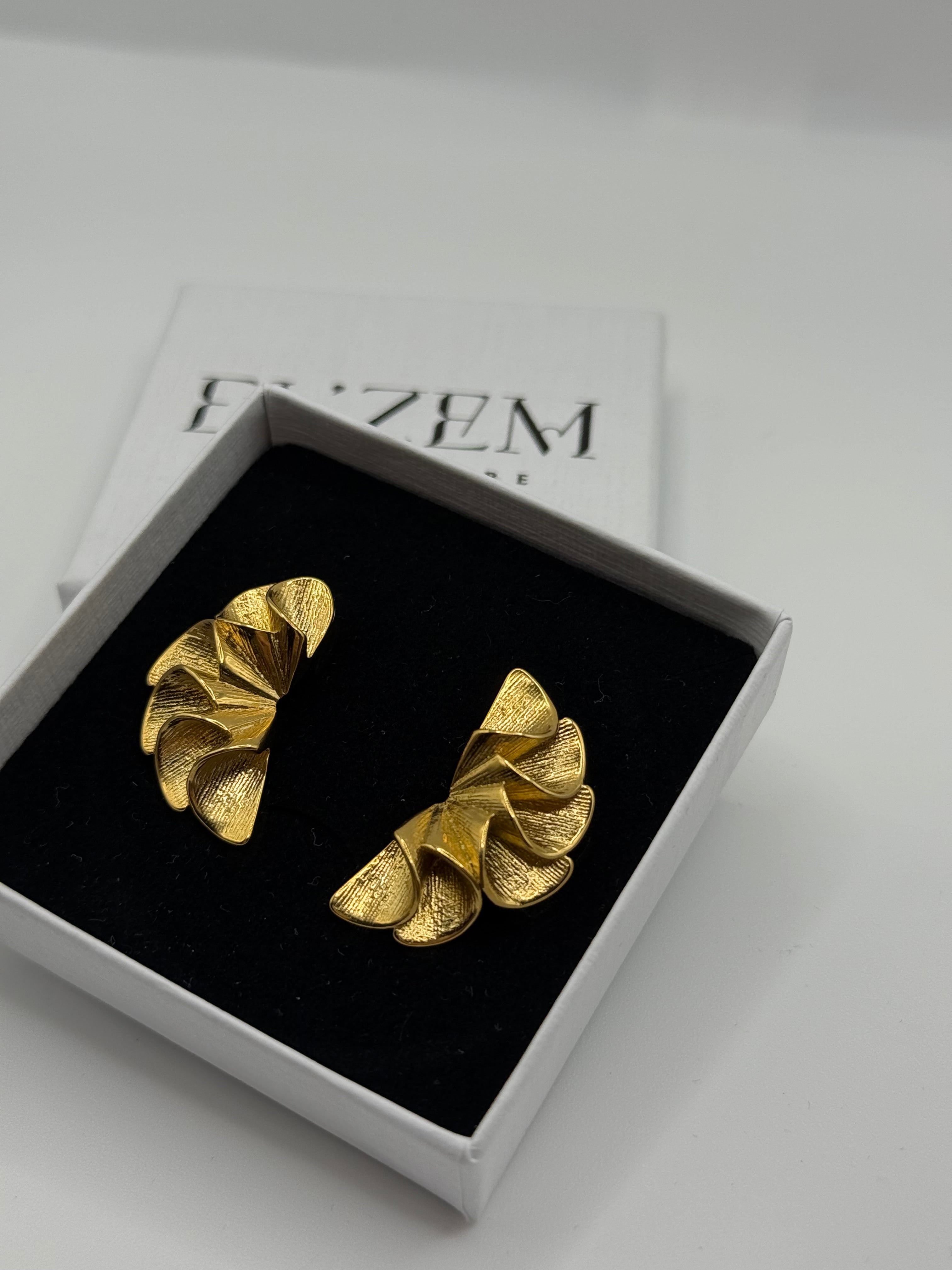 Curva Earrings | 18K Vergoldet