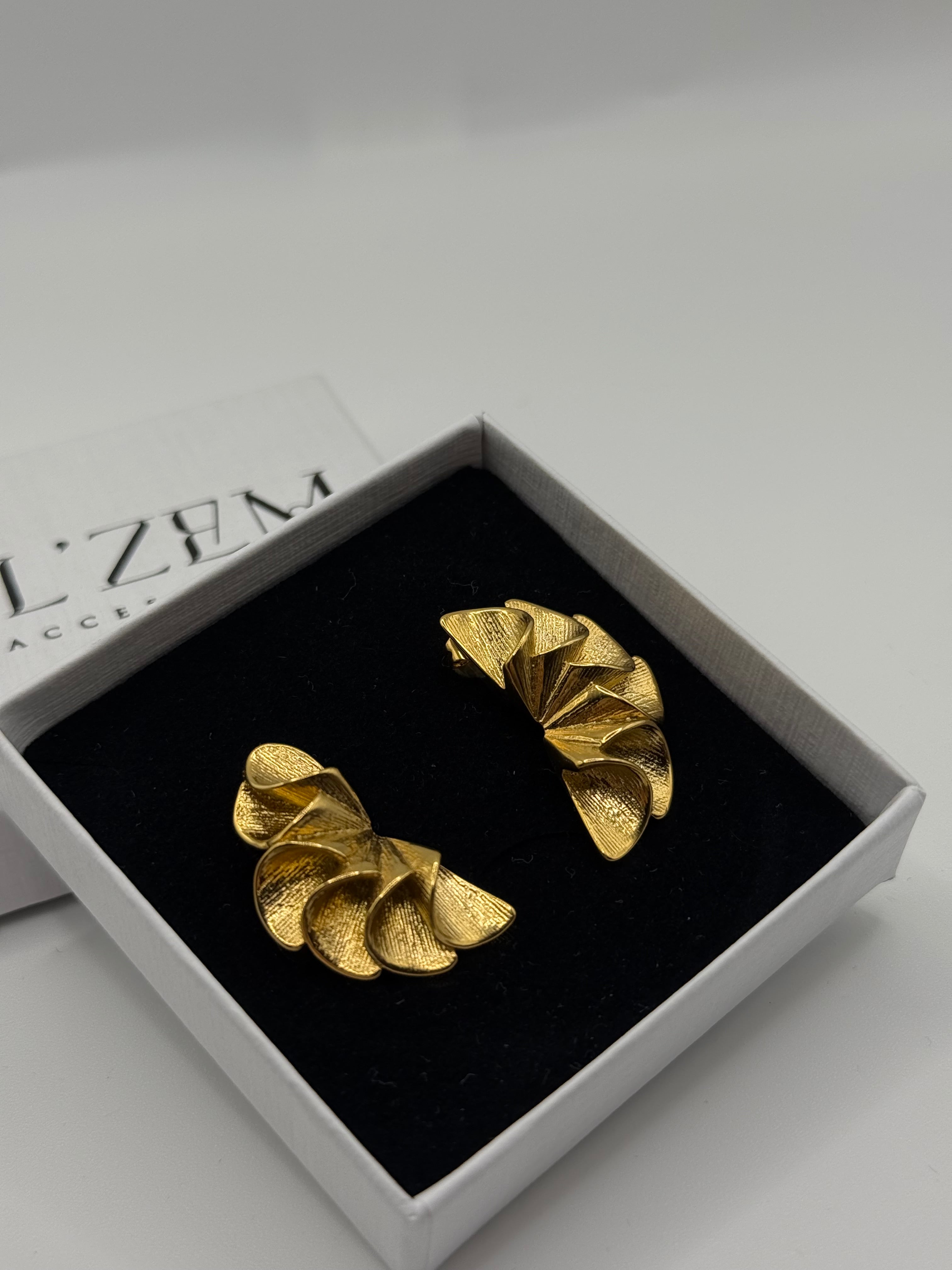 Curva Earrings | 18K Vergoldet