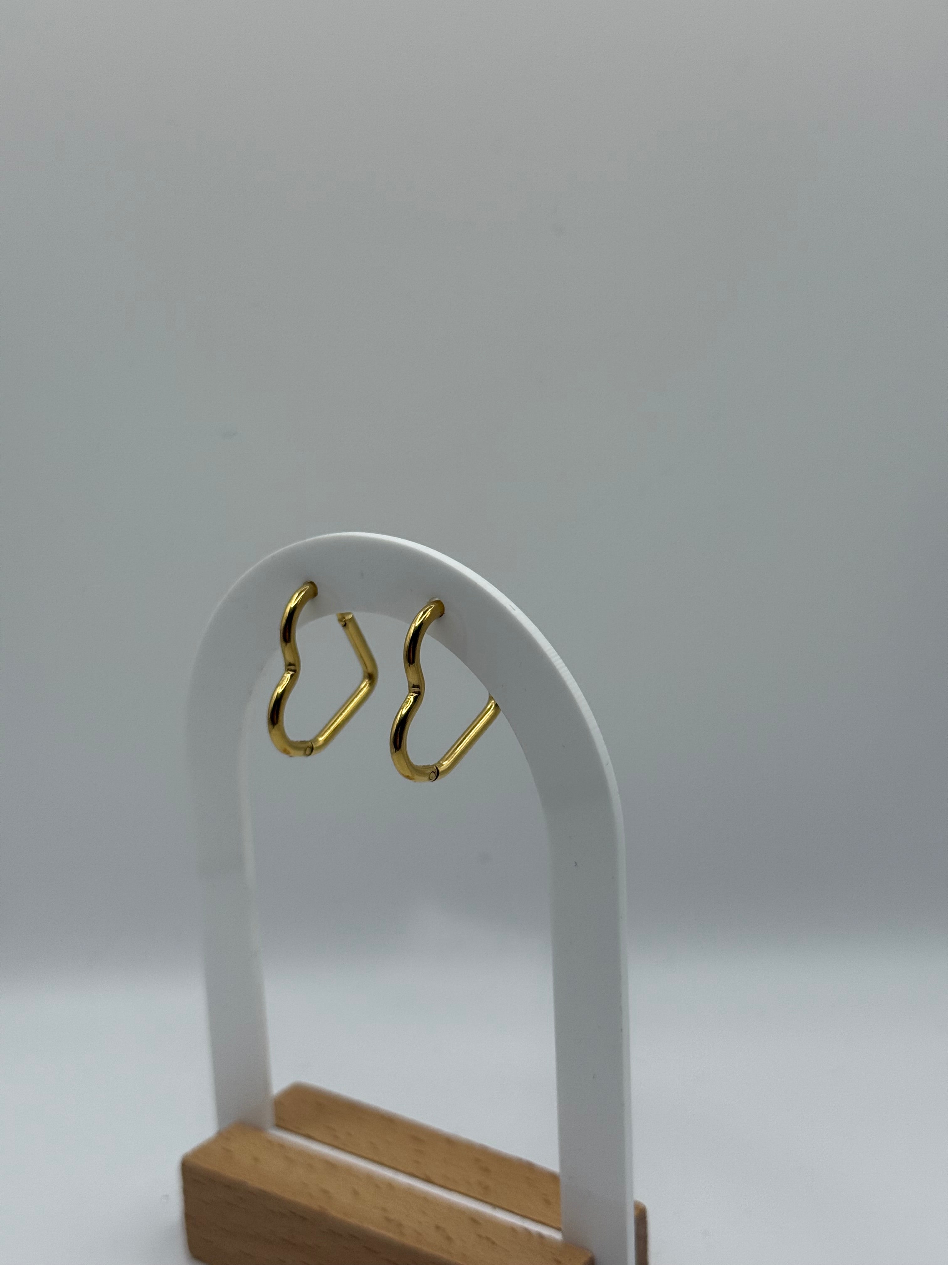 Heart Earrings | 18K Vergoldet