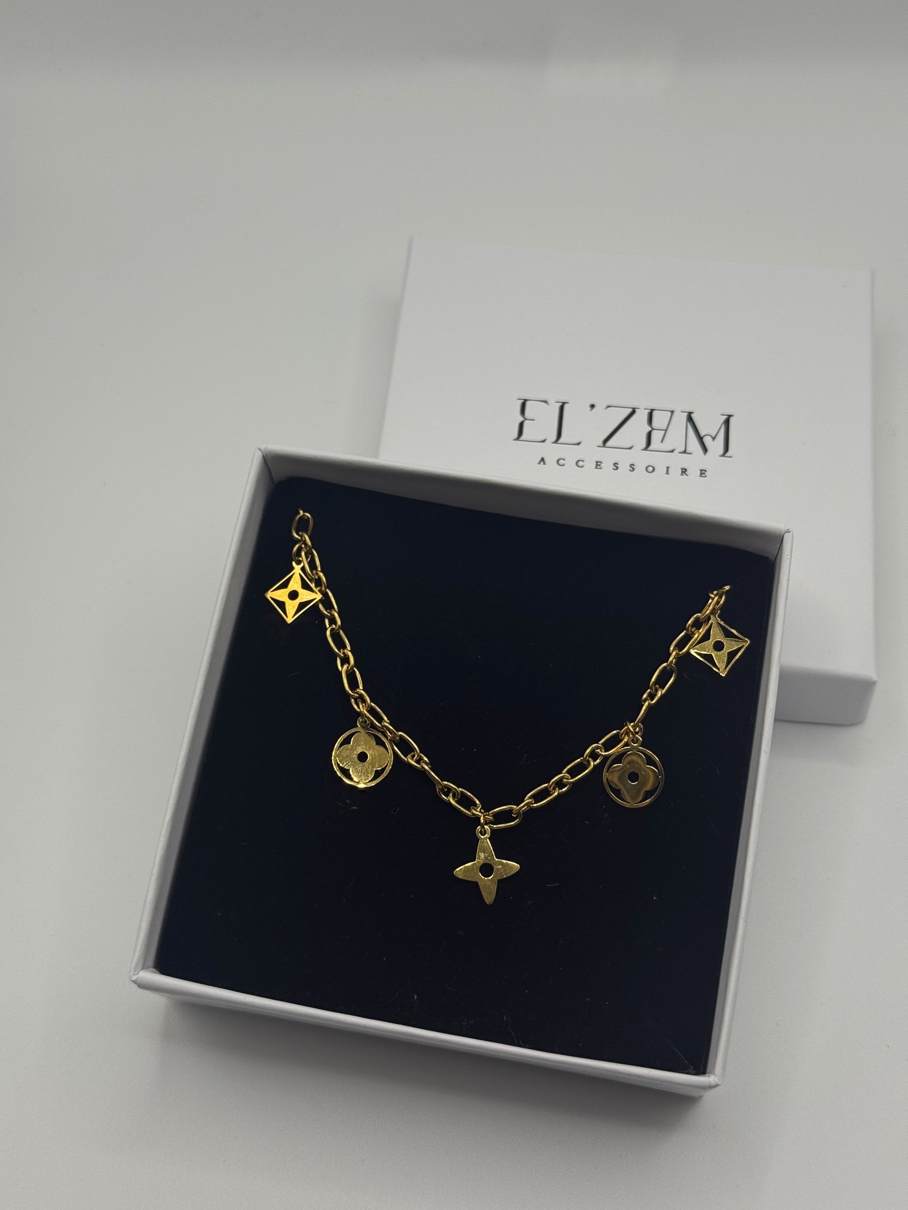 Charm Élite Armband | 18K Vergoldet