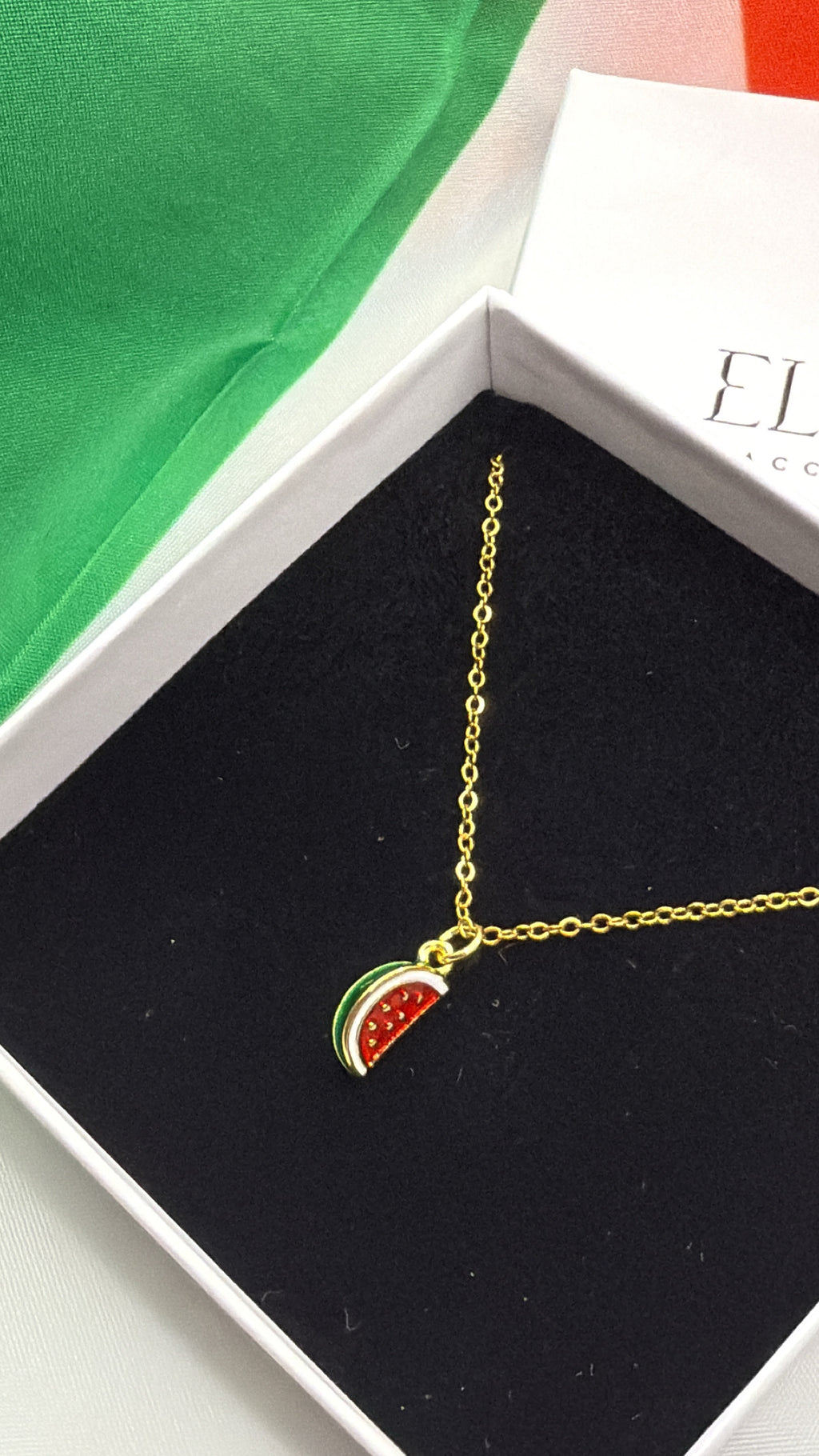 Palestine 🍉 Kette | 18K Vergoldet