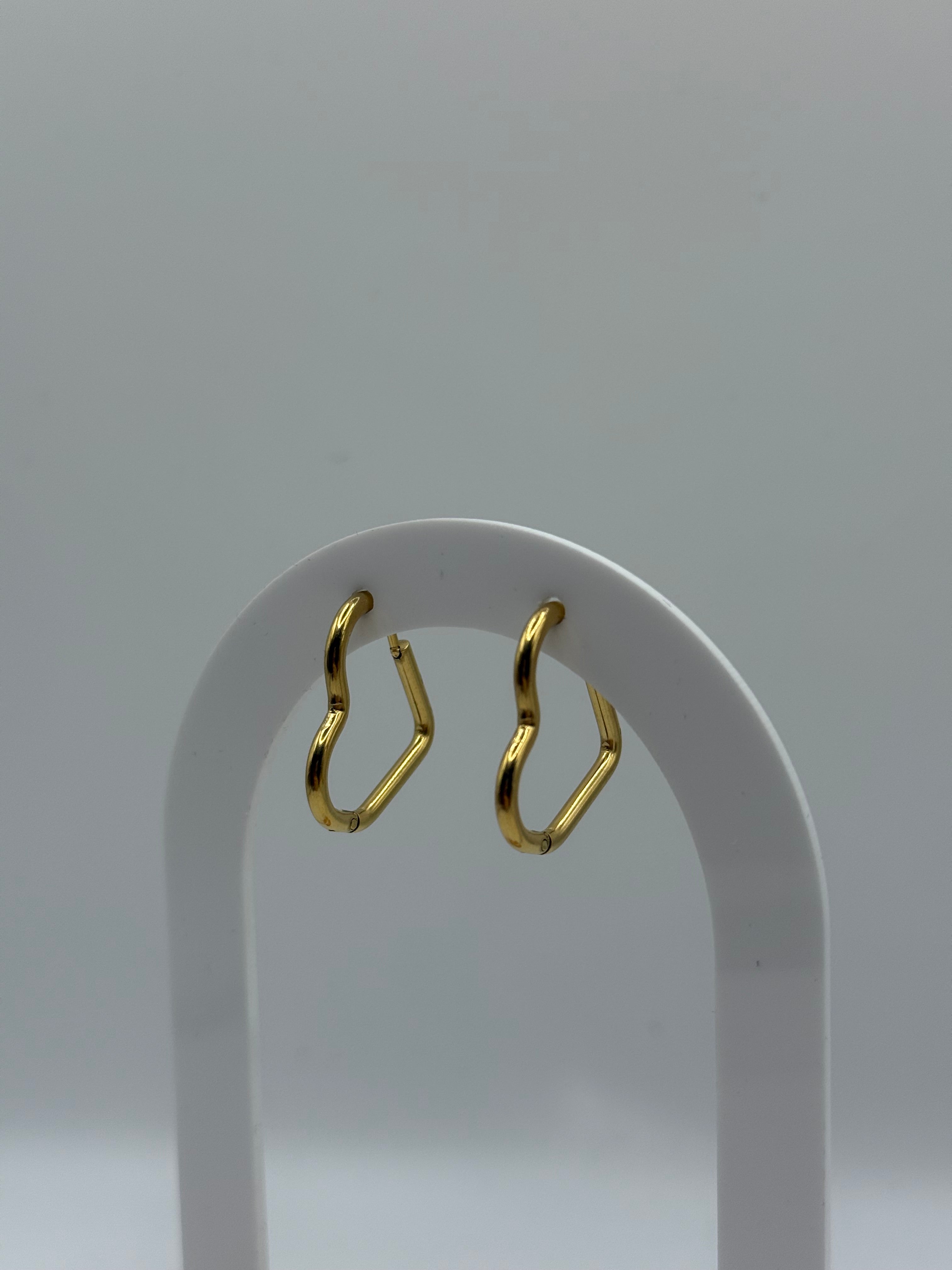 Heart Earrings | 18K Vergoldet