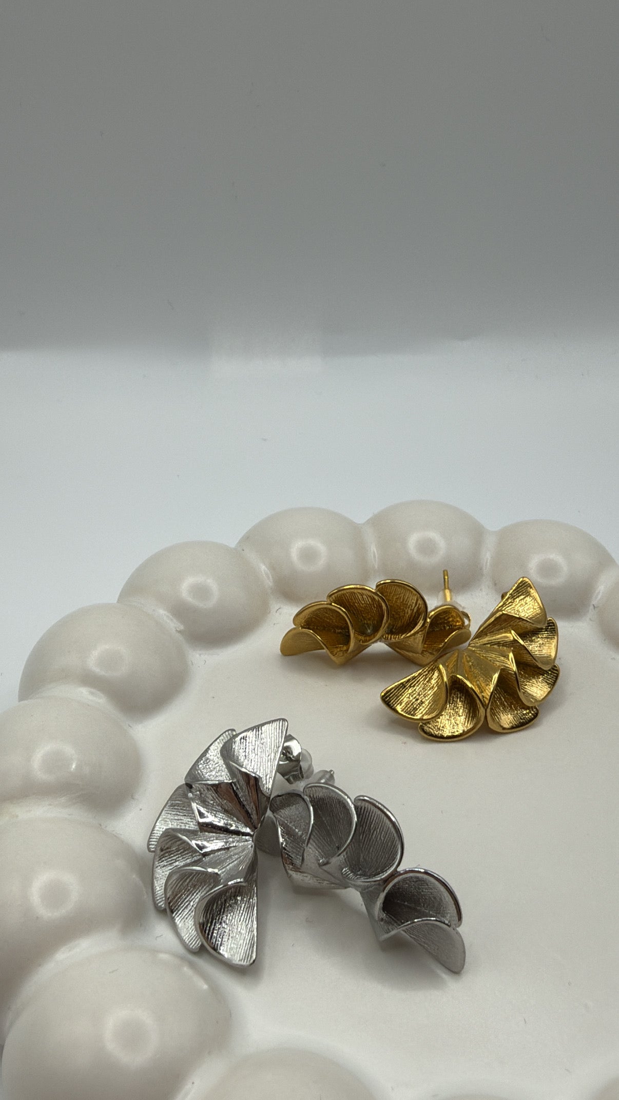 Curva Earrings | 18K Vergoldet