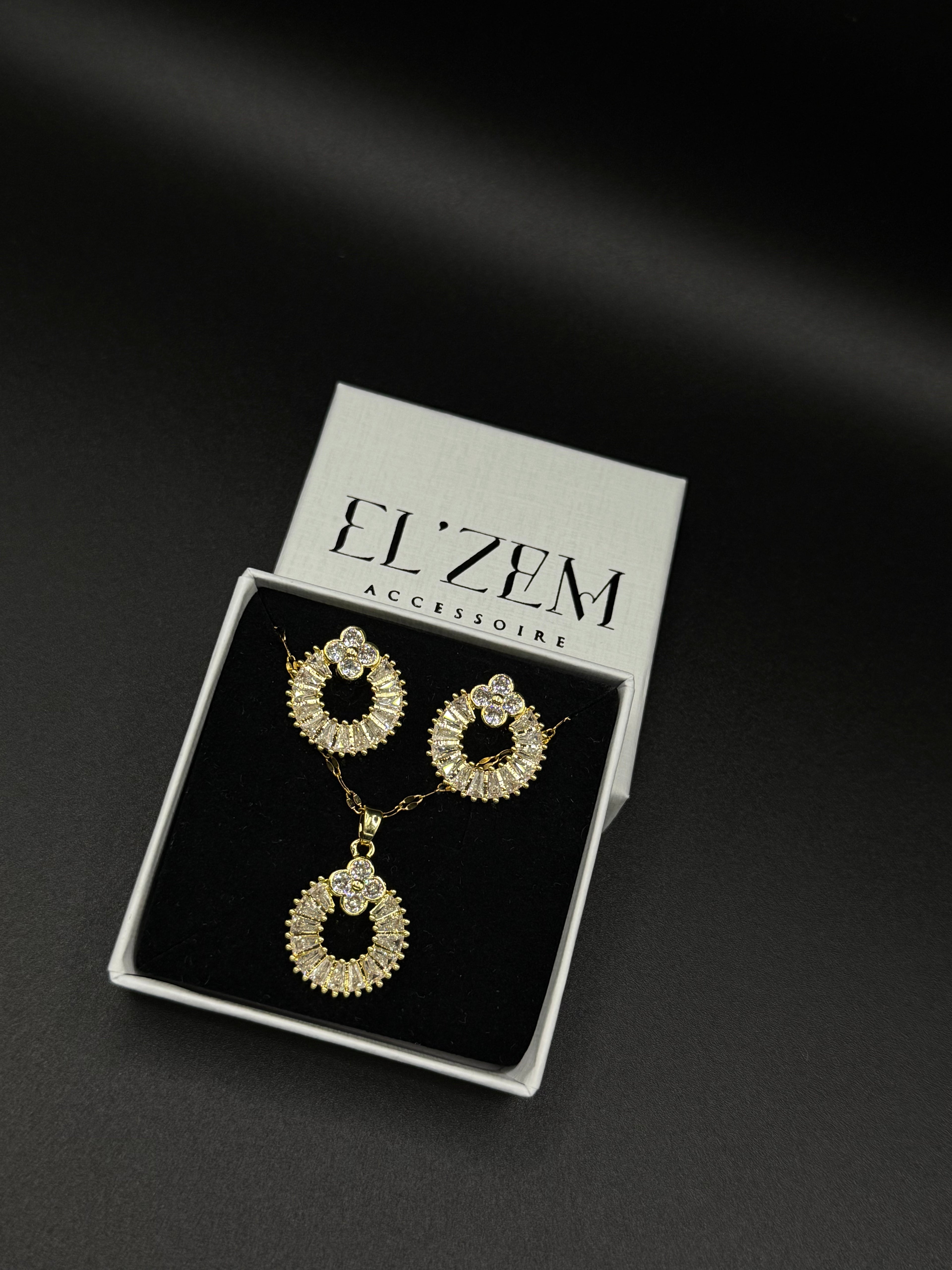 Glamour Circle Set | 18K Vergoldet