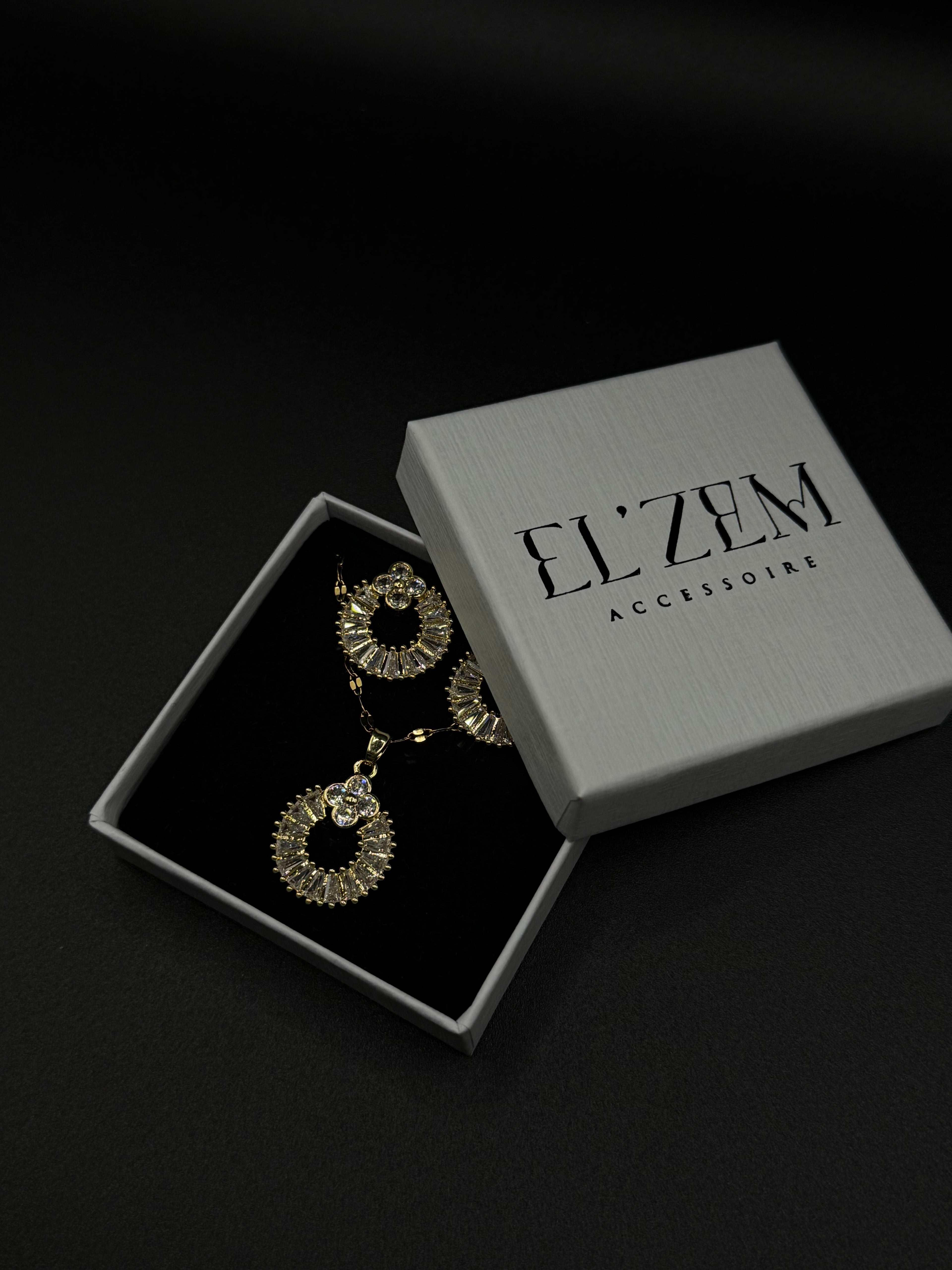 Glamour Circle Set | 18K Vergoldet