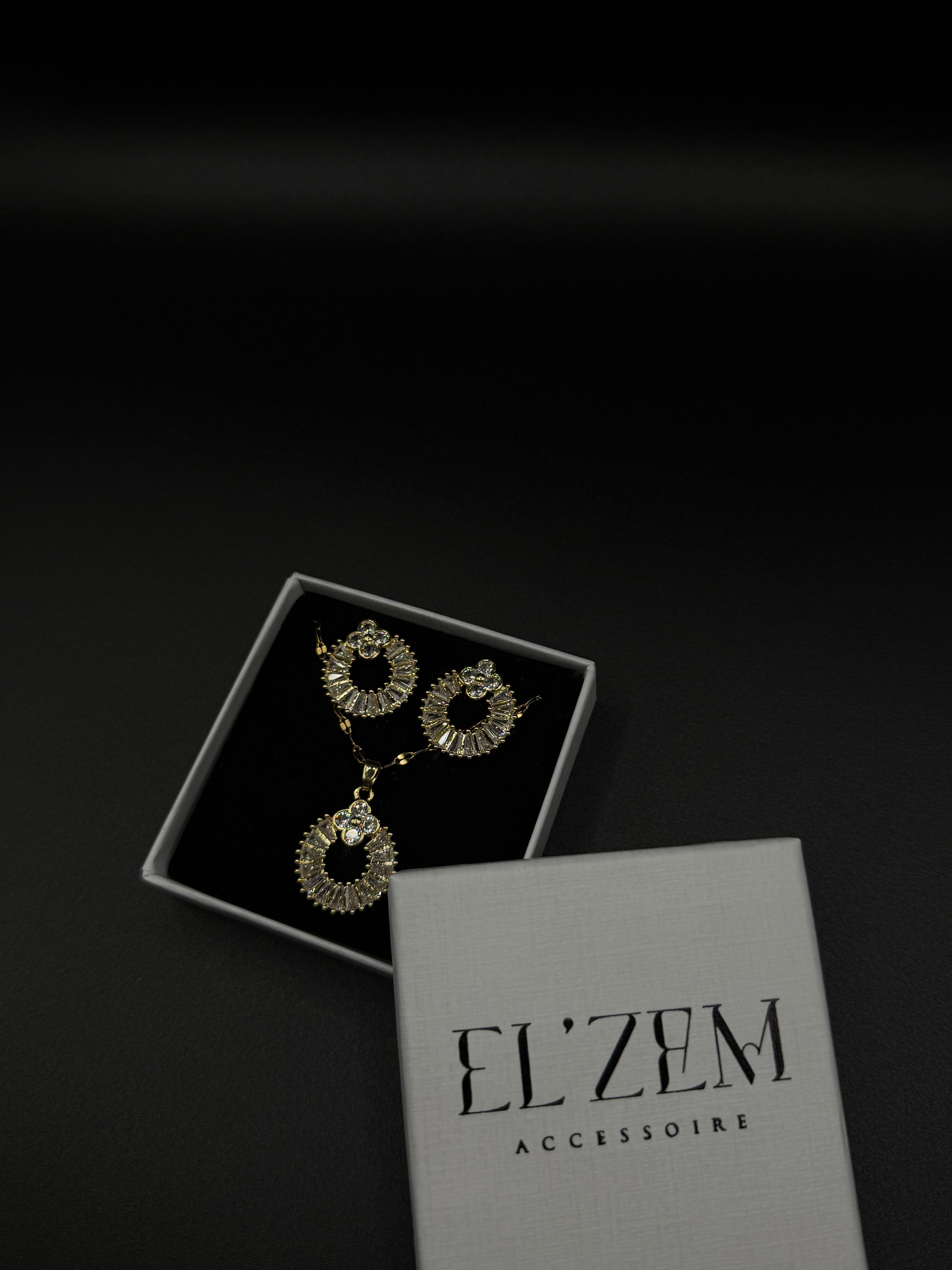 Glamour Circle Set | 18K Vergoldet