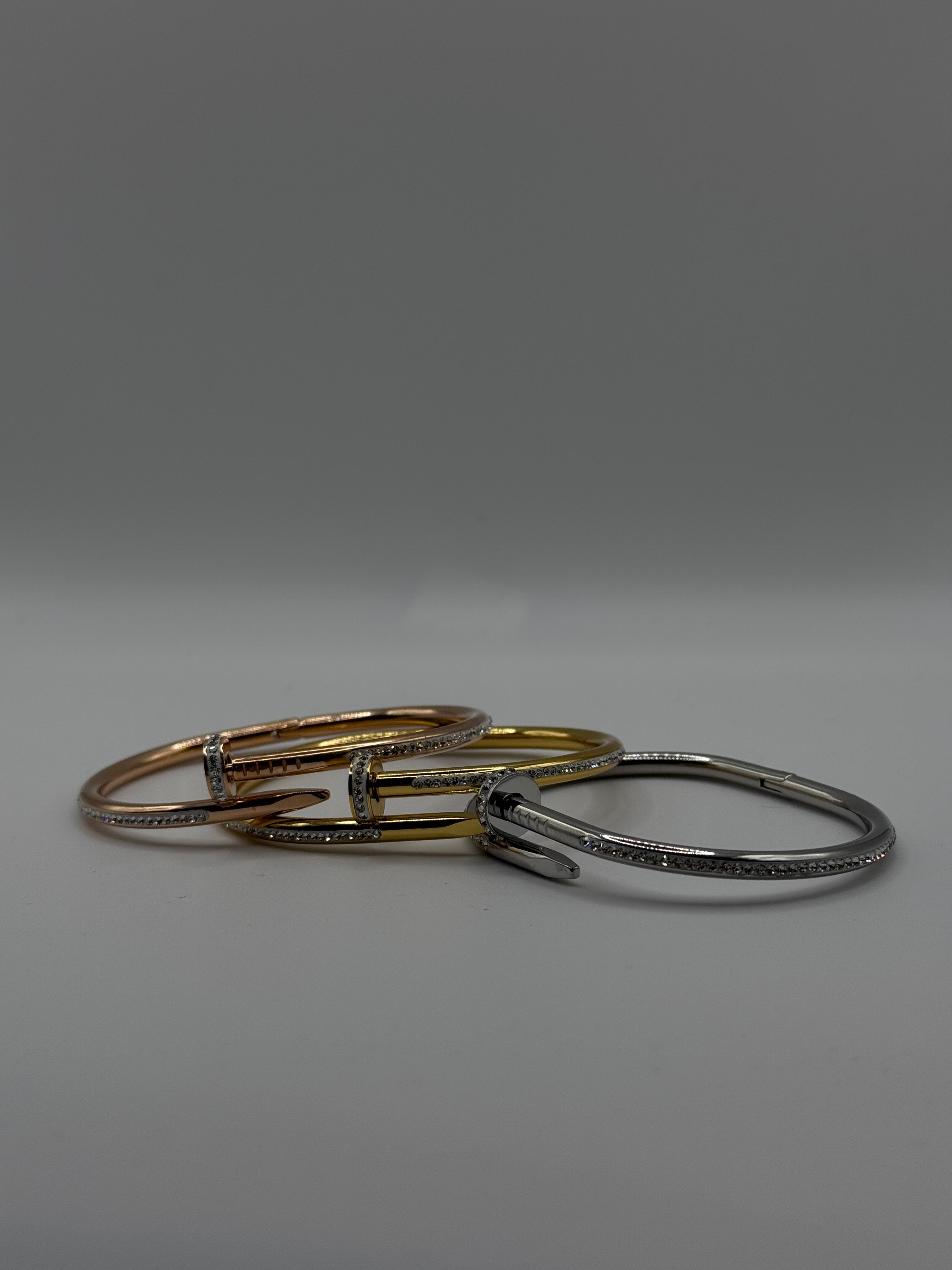 Glam Nail Bracelet | 18K Vergoldet