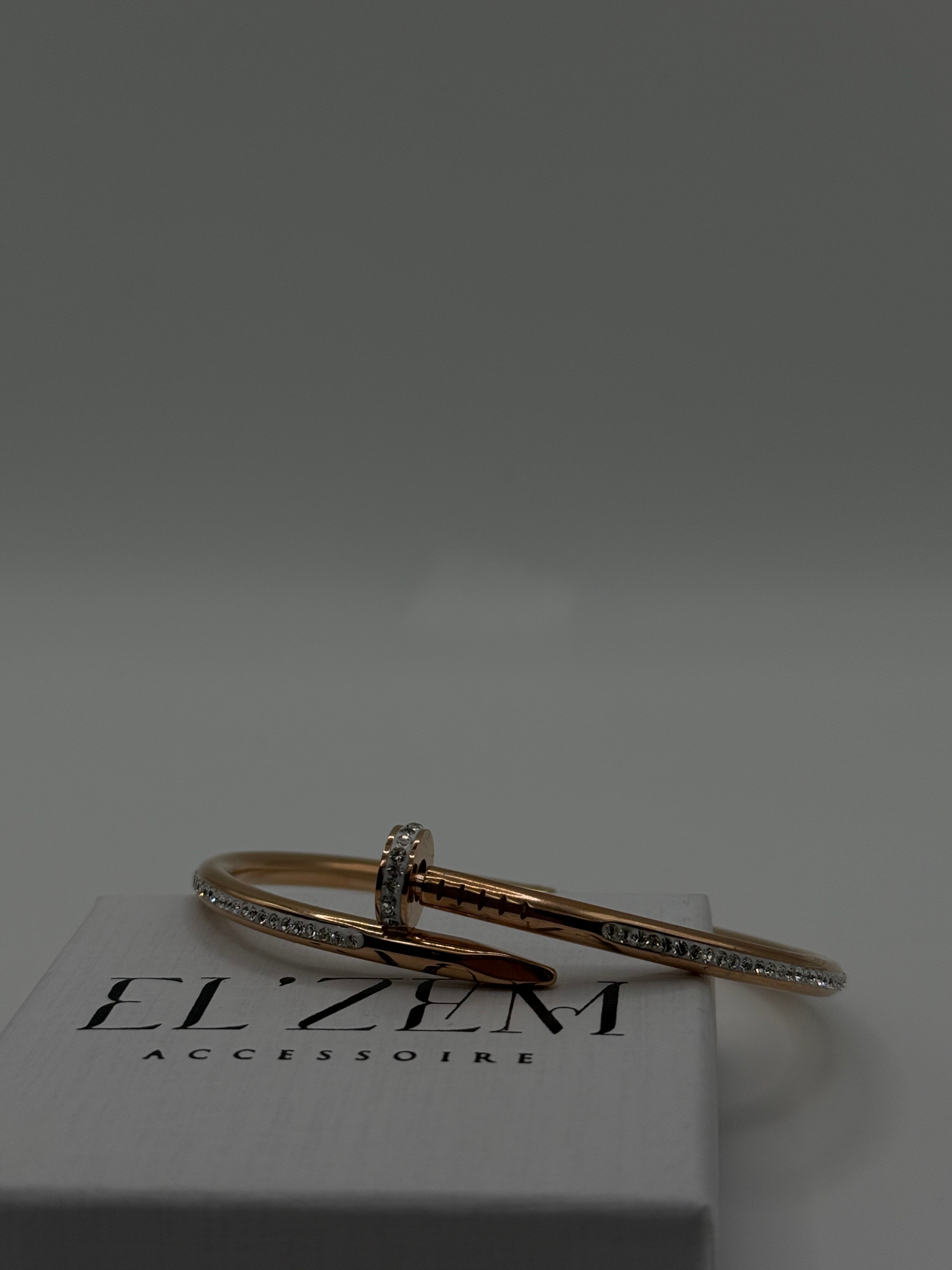 Glam Nail Bracelet | 18K Vergoldet