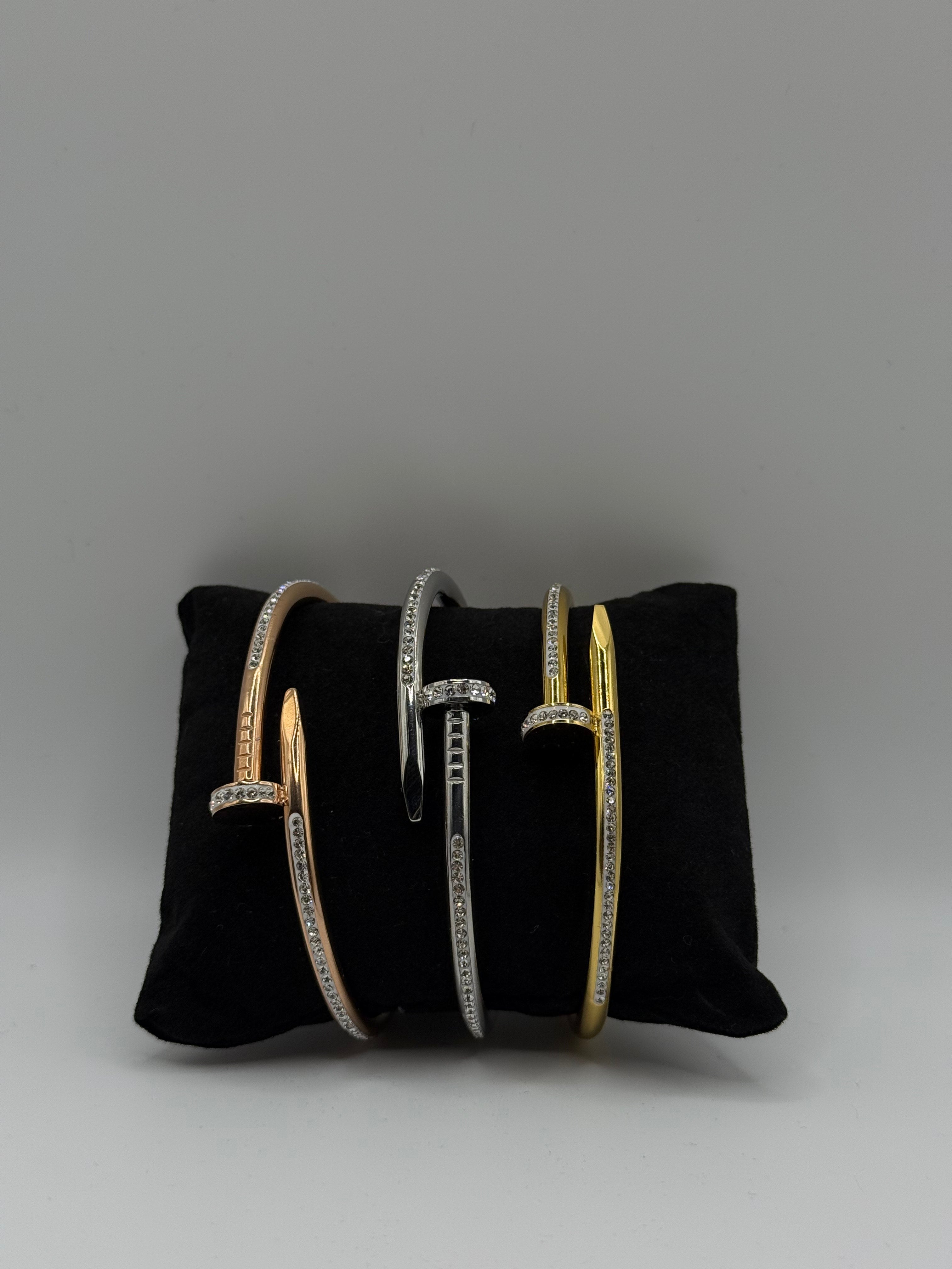 Glam Nail Bracelet | 18K Vergoldet