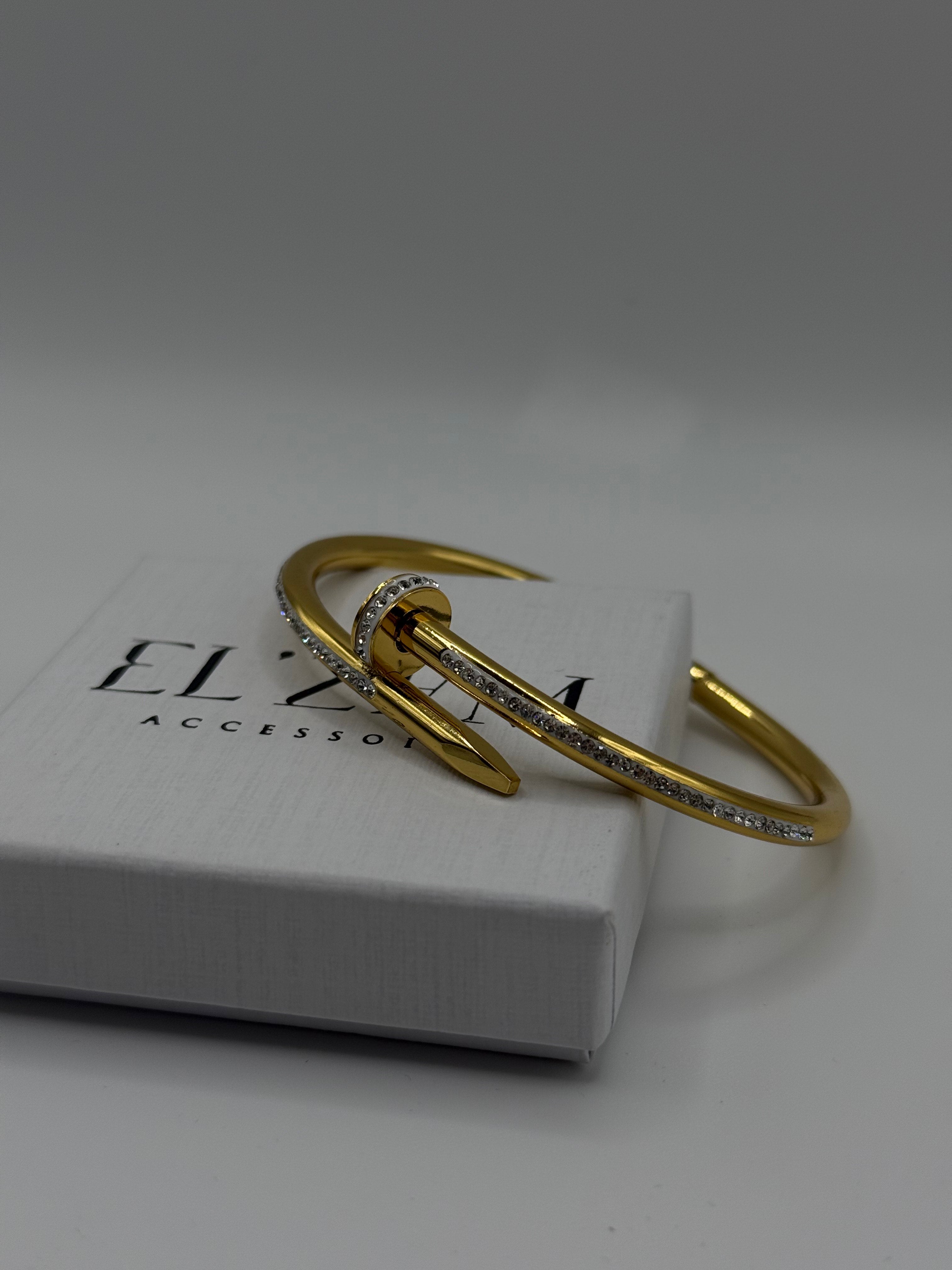 Glam Nail Bracelet | 18K Vergoldet